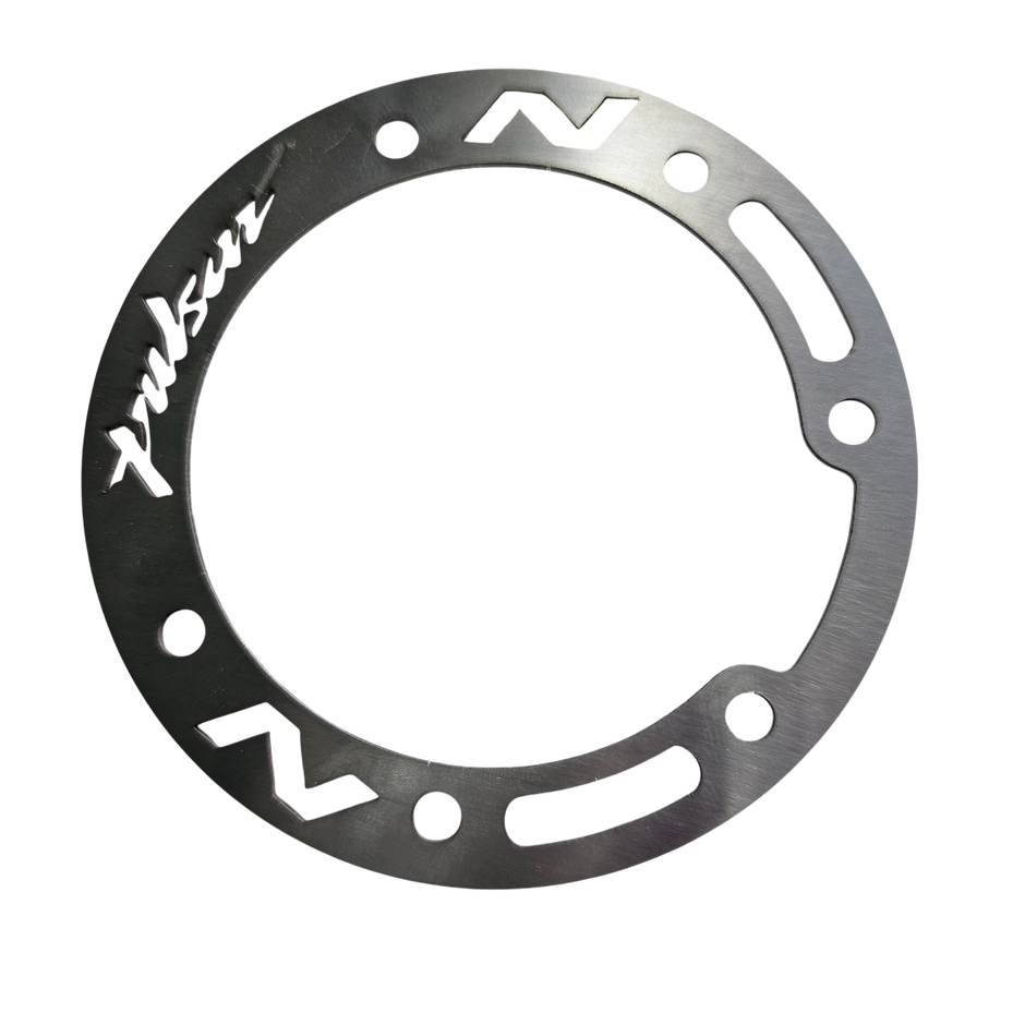 PROTECTOR DE TAPA TANQUE O ARO DE GASOLINA EN ACERO BAJAJ PULSAR N160/250