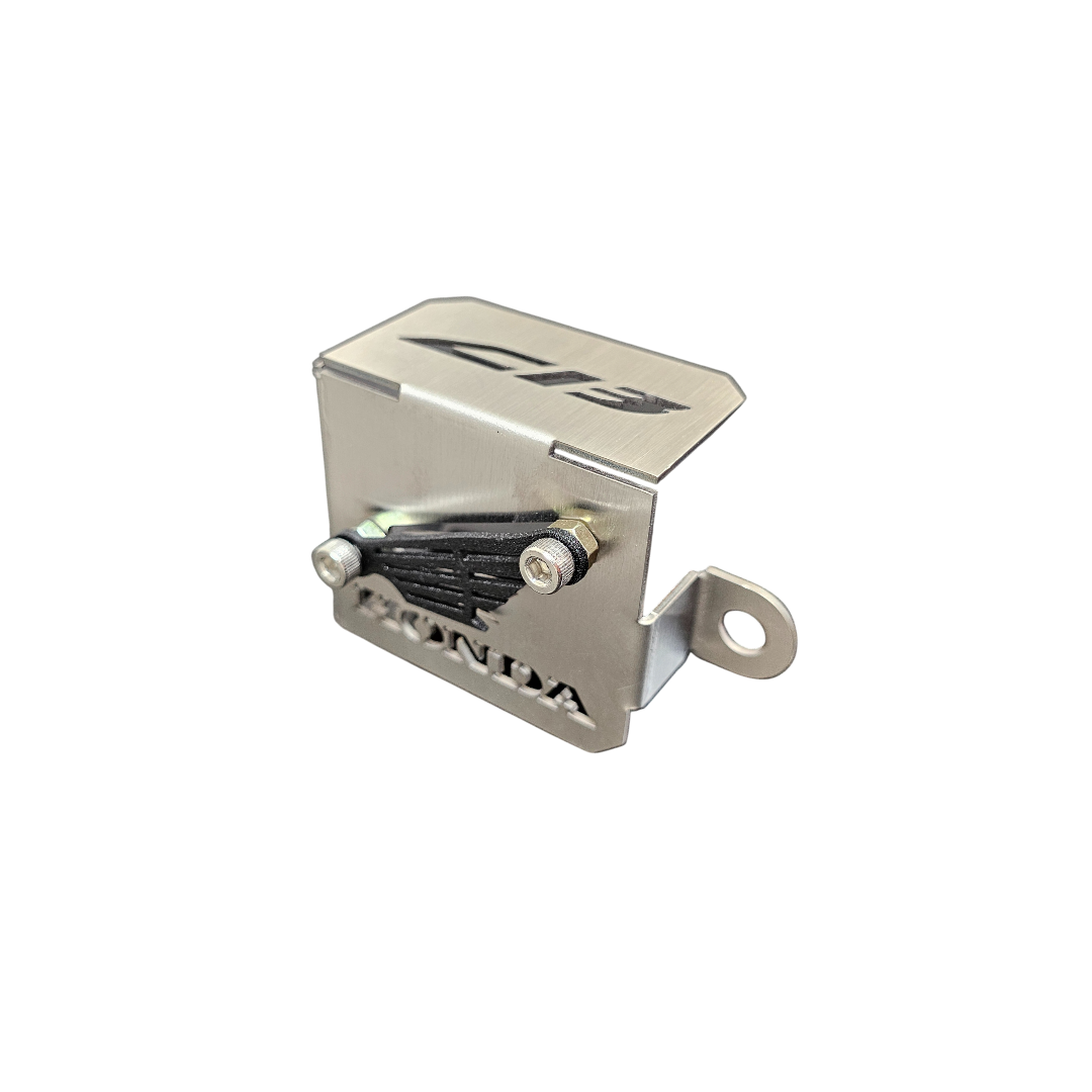 PROTECTOR DE BOMBA O DEPOSITO DE LIQUIDO DE FRENO TRASERO EN ACERO HONDA CB190R 2.0 2025 - HONDA CB300F