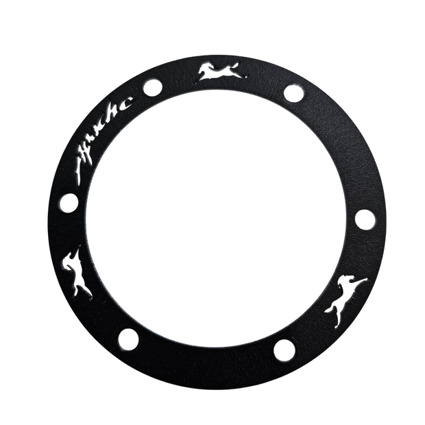 PROTECTOR DE TAPA TANQUE O ARO DE GASOLINA EN ACERO TVS APACHE 160/200 4V