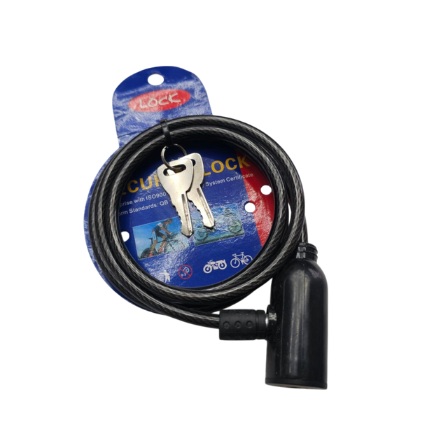 GUAYA DE SEGURIDAD CON LLAVE DELGADA