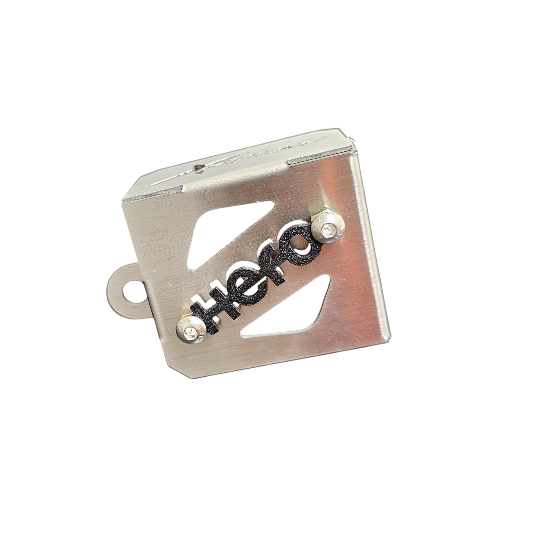 PROTECTOR DE BOMBA O DEPOSITO DE LIQUIDO DE FRENO TRASERO EN ACERO HERO XPULSE 200 4V