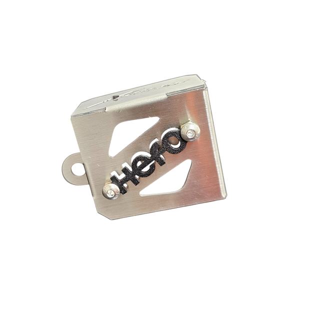 PROTECTOR DE BOMBA O DEPOSITO DE LIQUIDO DE FRENO TRASERO EN ACERO HERO XPULSE 200 4V