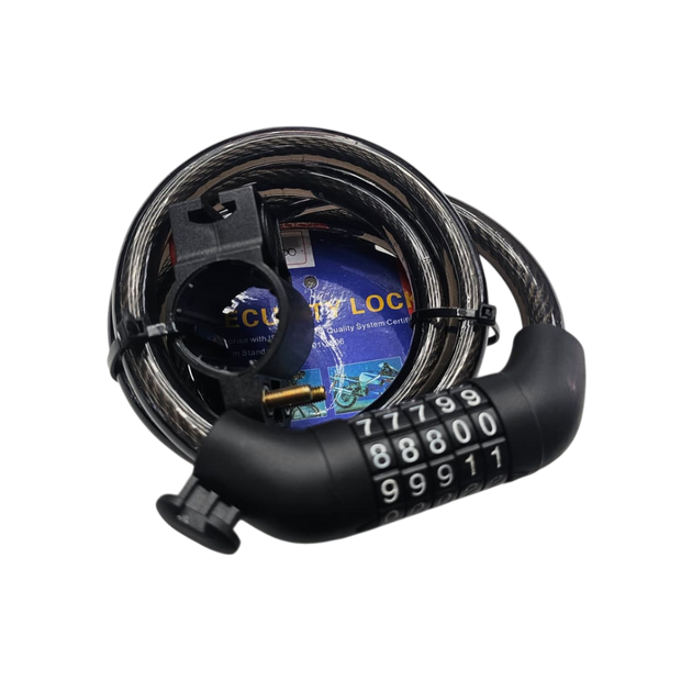 GUAYA DE SEGURIDAD CON CLAVE 5 DIGITOS GROSOR MEDIO