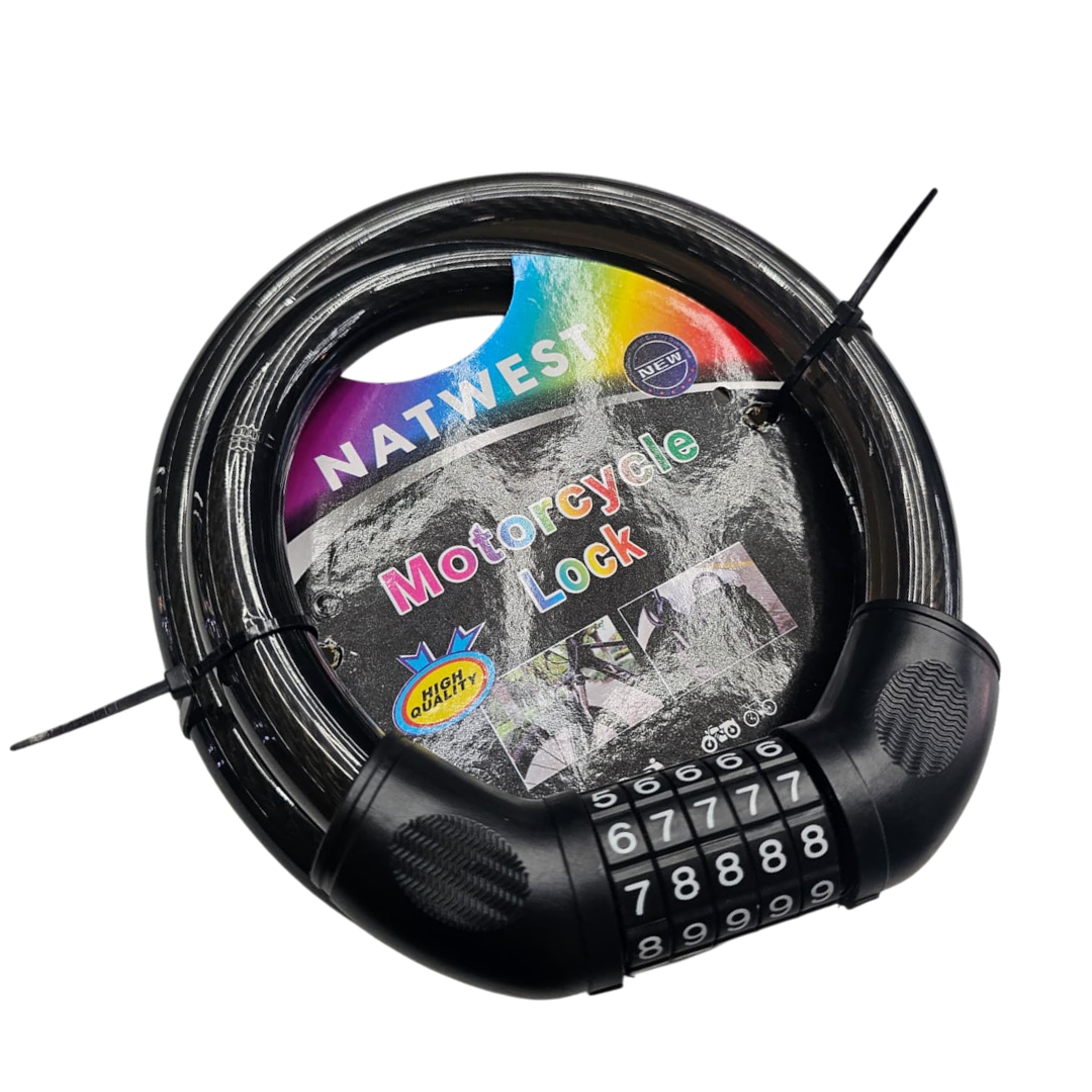 GUAYA DE SEGURIDAD CON CLAVE 5 DIGITOS GRUESA