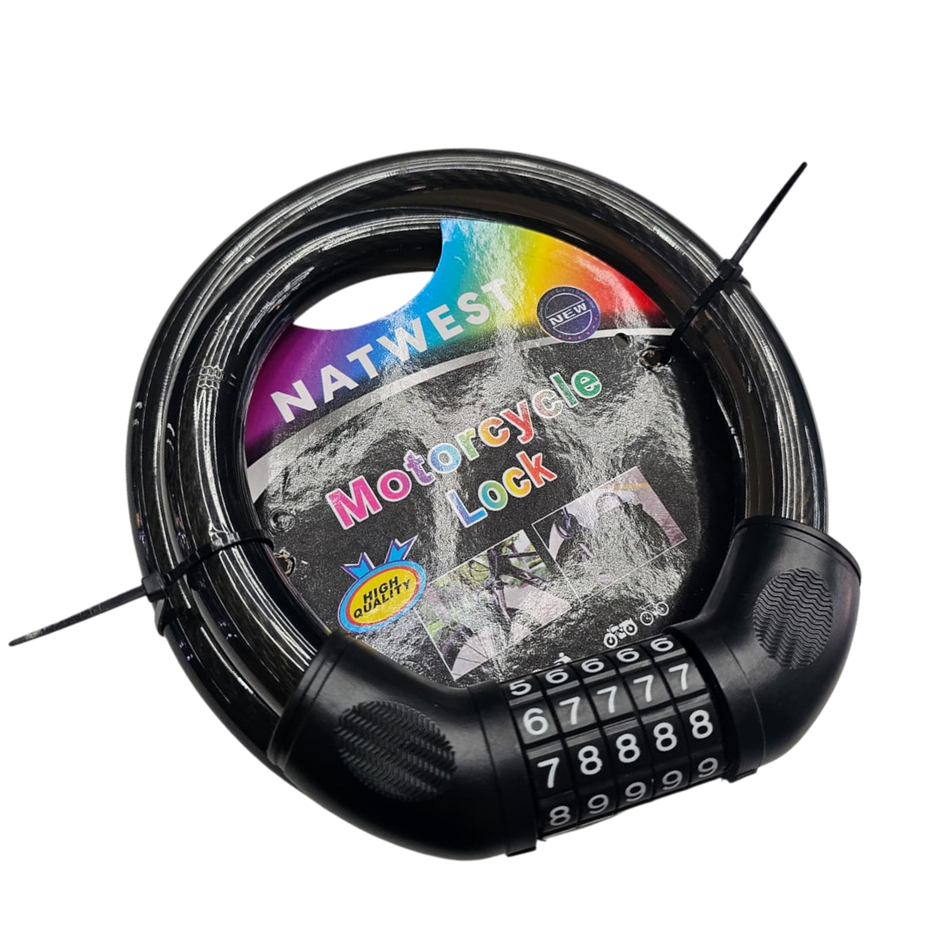 GUAYA DE SEGURIDAD CON CLAVE 5 DIGITOS GRUESA