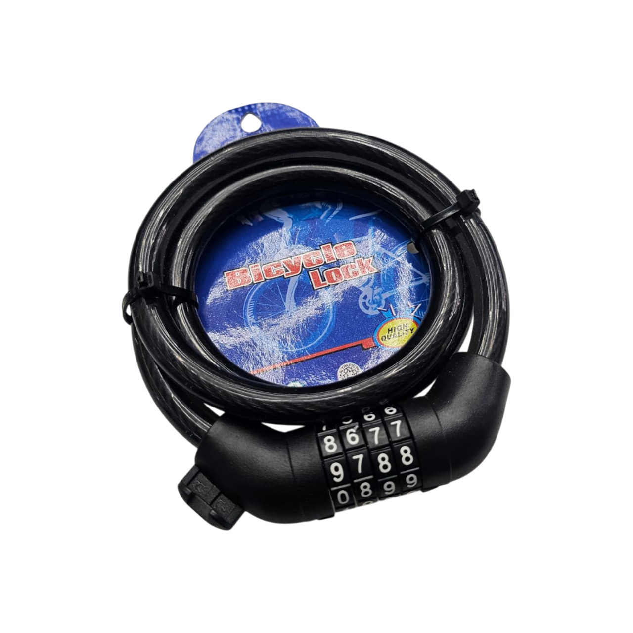 GUAYA DE SEGURIDAD CON CLAVE 4 DIGITOS GROSOR MEDIO