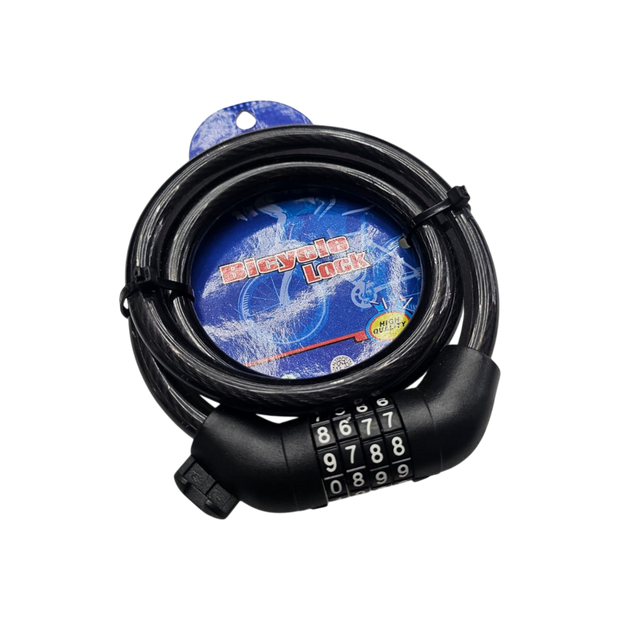 GUAYA DE SEGURIDAD CON CLAVE 4 DIGITOS GROSOR MEDIO