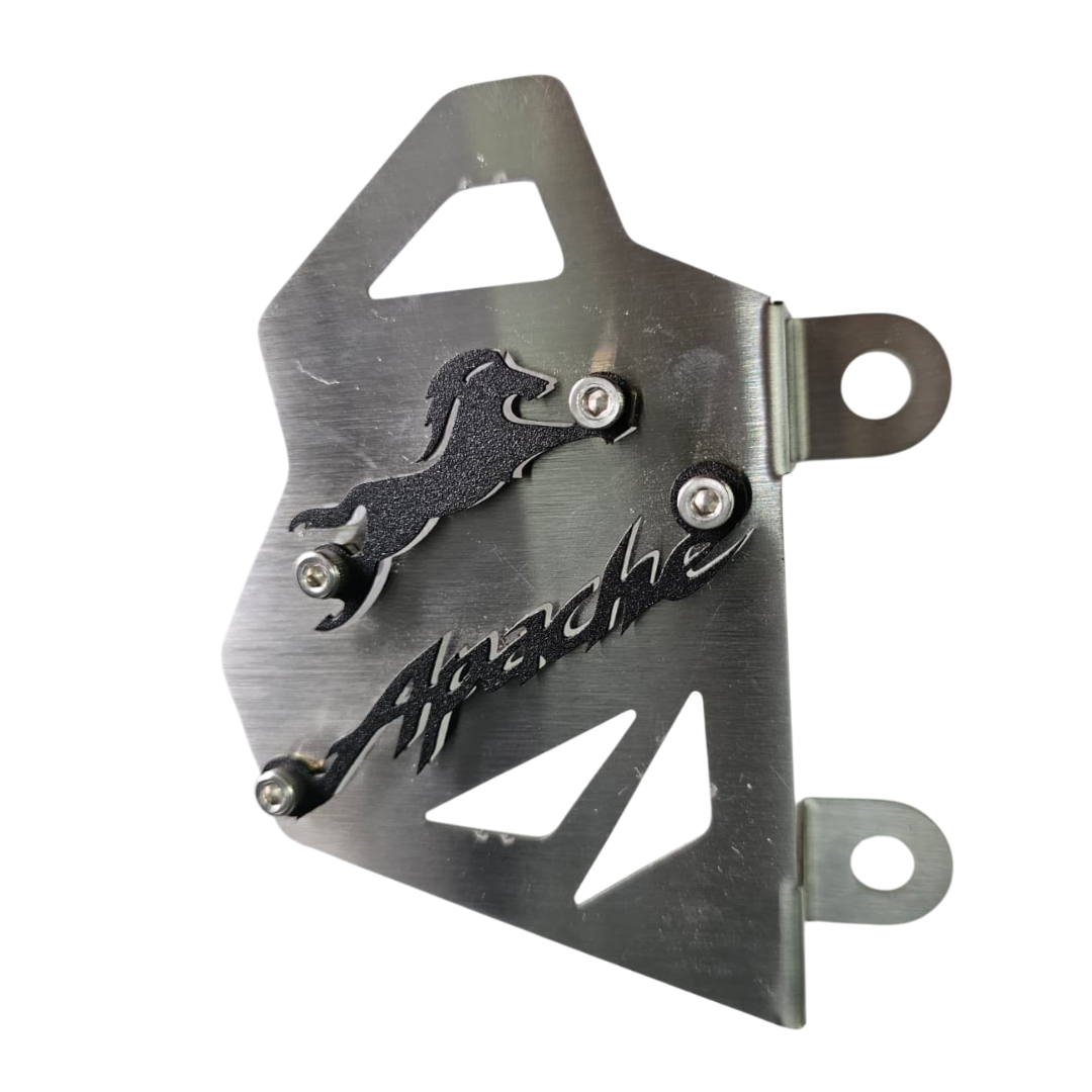 PROTECTOR DE CALIPER EN ACERO TVS APACHE 160/180 2V - TVS APACHE 160/200 4V