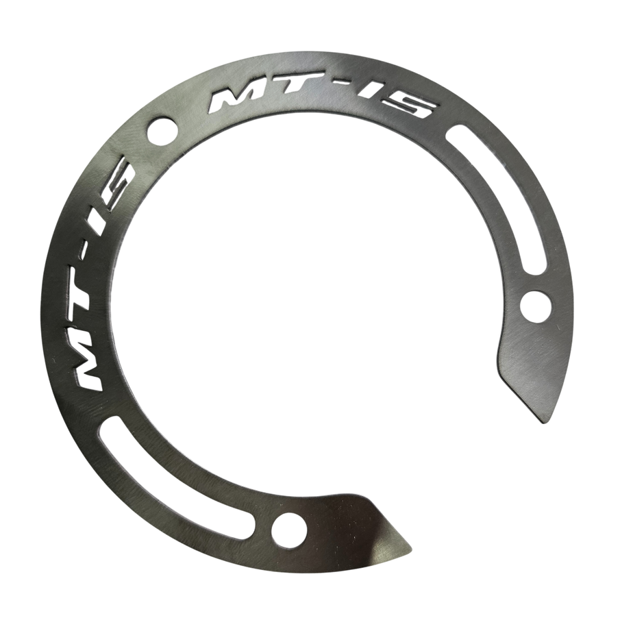 PROTECTOR DE TAPA TANQUE O ARO DE GASOLINA EN ACERO YAMAHA MT-15