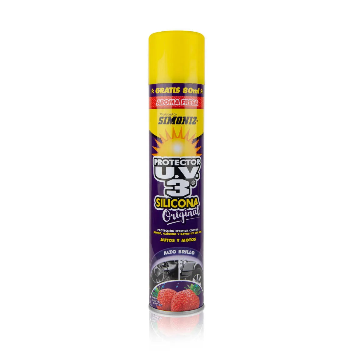 SILICONA EN AEROSOL UV3 CHICLE 480 ML SIMONIZ