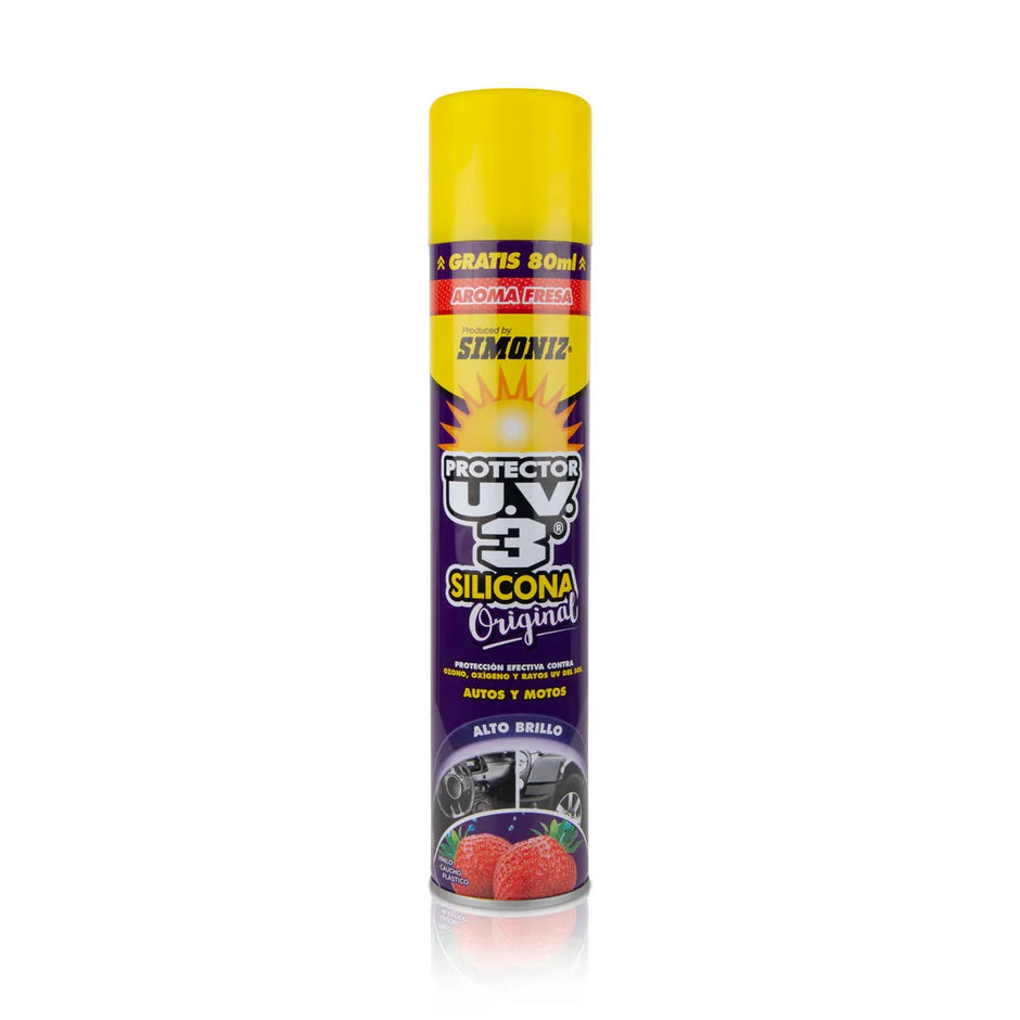 SILICONA EN AEROSOL UV3 CHICLE 480 ML SIMONIZ
