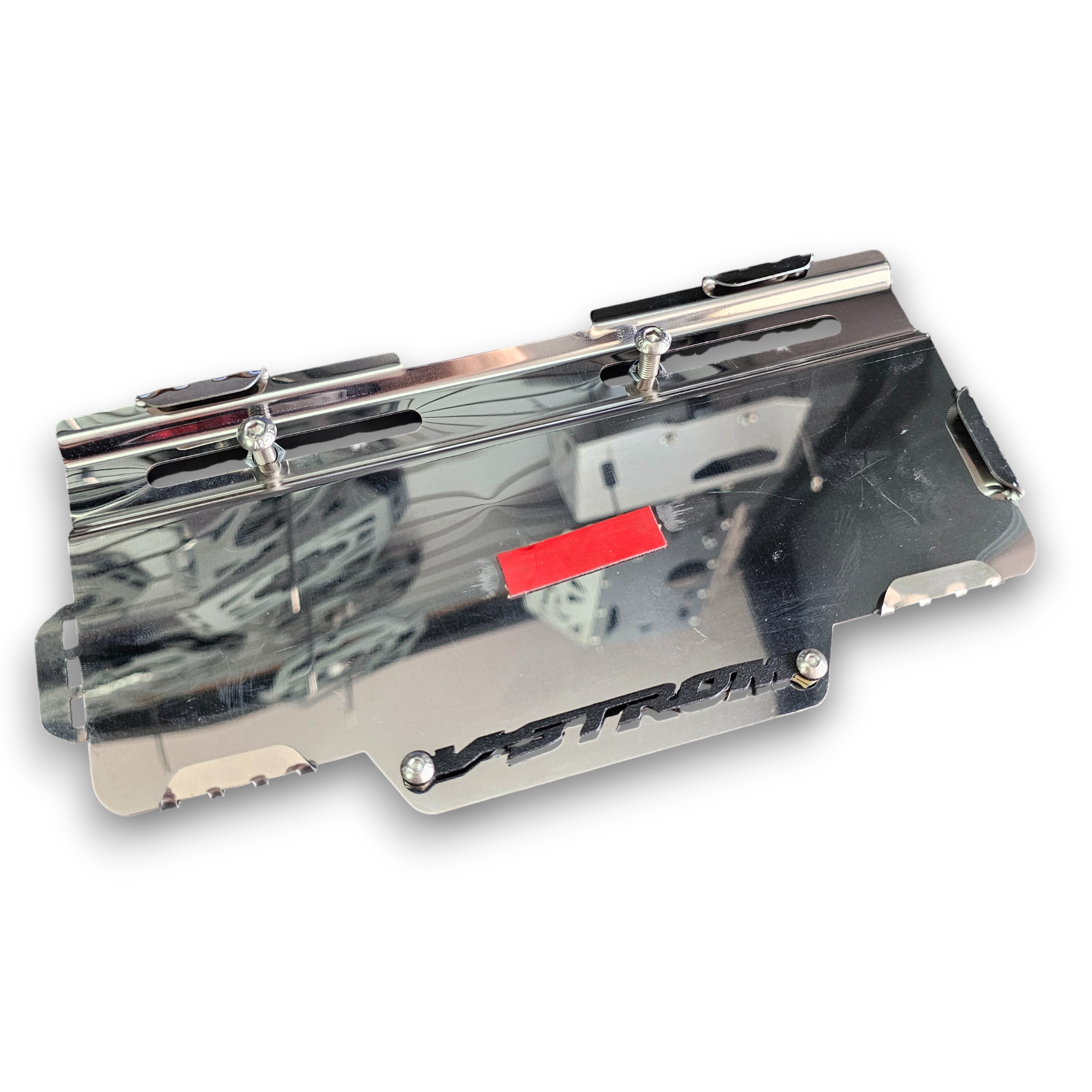 PORTA PLACA EN ACERO SIN PERFORAR VSTROM