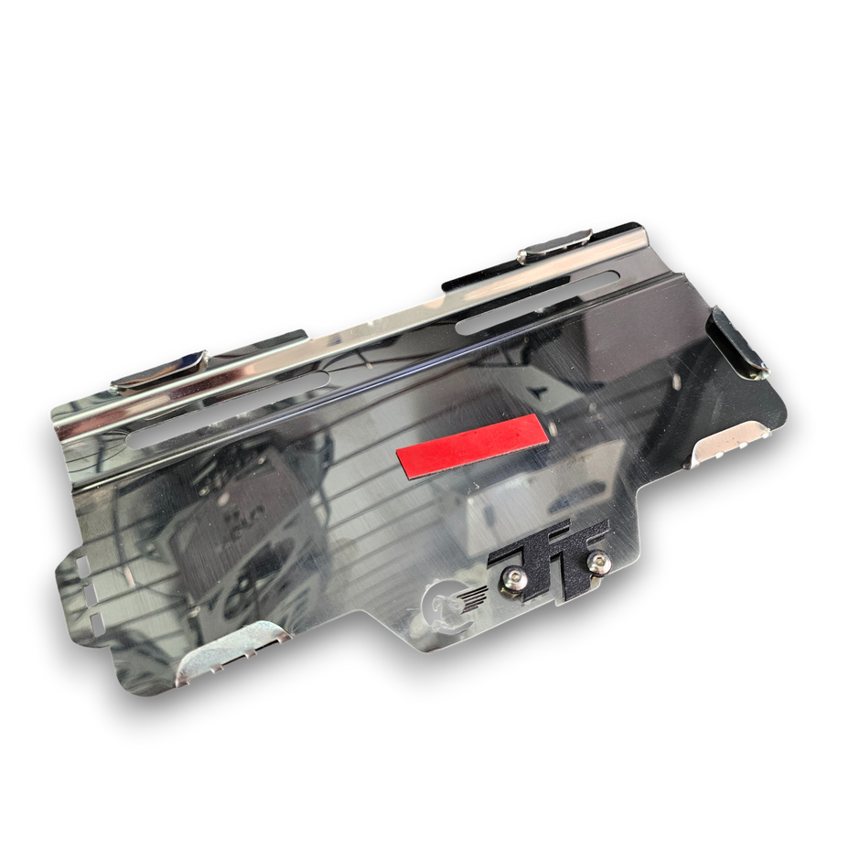 PORTA PLACA EN ACERO SIN PERFORAR AKT TT